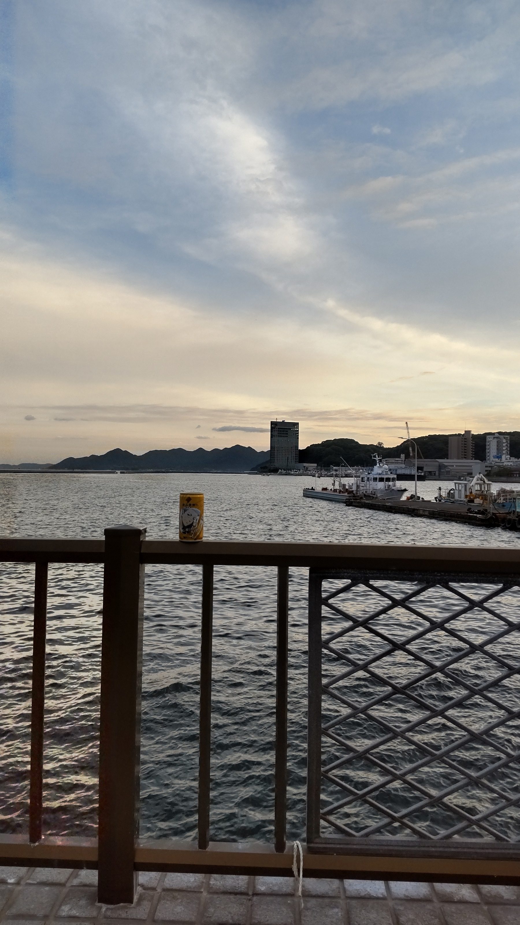 宇品港で一息